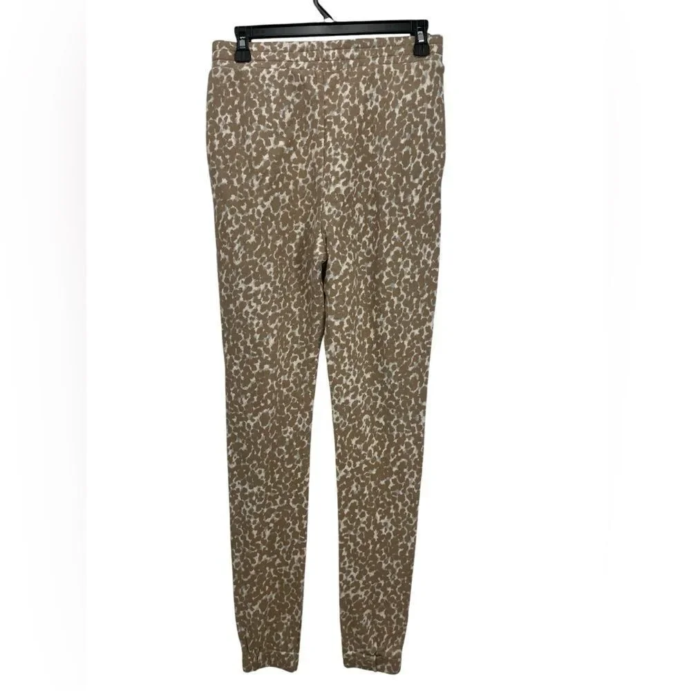 BB Dakota Women’s I Want It Cat Way Jogger Leopard Print Pants size S